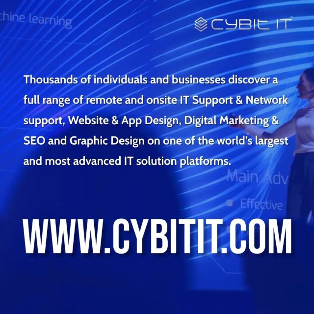 Cybit IT Superior IT Solution

Thousands of individuals and businesses discover a full range of remote and onsite IT Support & Network support, Website & App Design, Digital Marketing & SEO and Graphic Design on one of the world’s largest and most advanced IT solution platforms.

1-800-682-3731
www.cybitit.com

#business #manager #canada